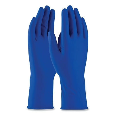Ambi-dex Exam Grade Latex Gloves, 14 mil, Large, Blue