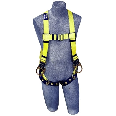 3M 1102008 Delta Vest Style Positioning Harness,Back & Side D-Rings, Tongue Buckle Legs,Unv