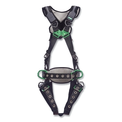 V-FLEX Full-Body Harness, Construction, Back/Hips D-Rings, XL, QC Chest/Leg Tongue-Buckles, Leg/Shoulder/Waist Padding