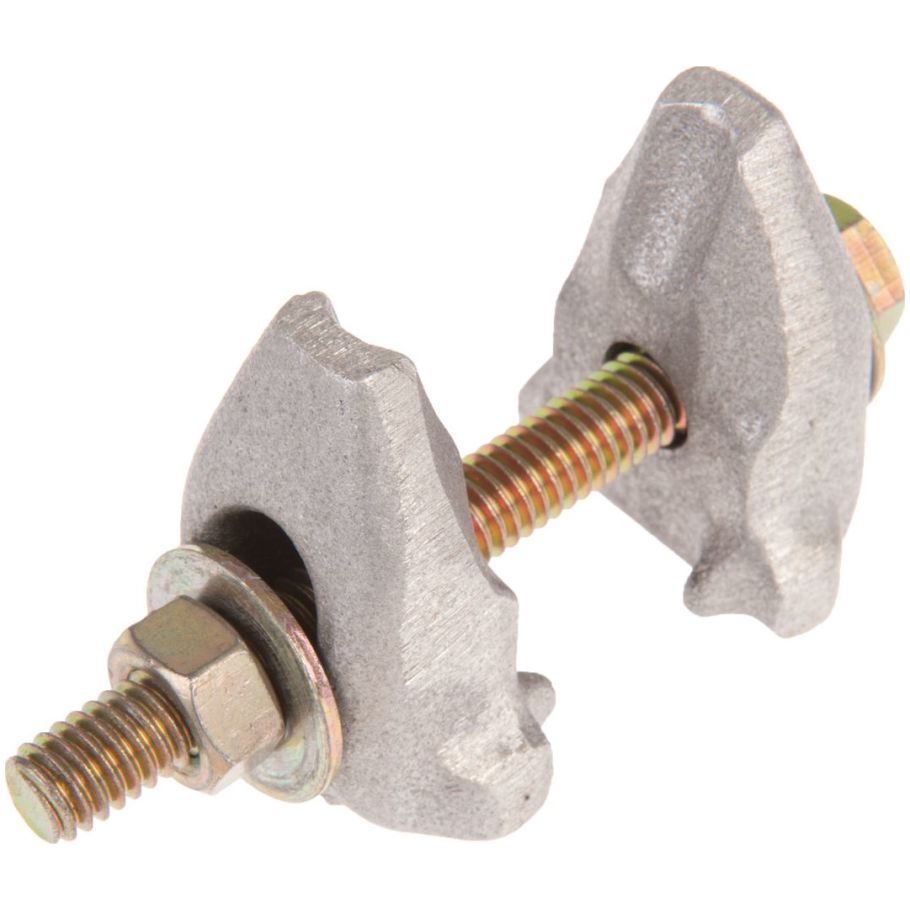 CHANCE Anchor Rod Bonding Clamp, Aluminum, 1/2 to 5/8 in.