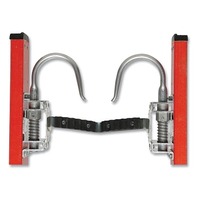 92 Series Cable Hook and V-Rung Assembly, 9.96 in L, For D6022-2 16 ft to 40 ft, D8200-2EQ 20 ft to 28 ftAluminum/Steel