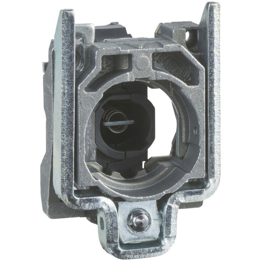 Light block with body fixing collar, Harmony XB4, metal, for BA9s bulb, lt 250V