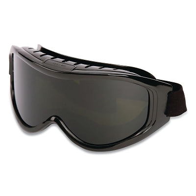 Odyssey II Series Industrial Dual-Lens Goggle, Shade 5, Black Fr, OTG, AF