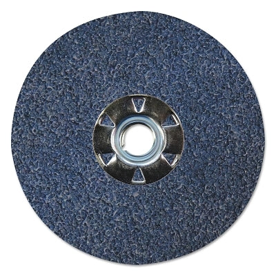 Tiger Resin Fiber Discs, 4 1/2 in Dia, 5/8 Arbor, 24 Grit, Zirconia