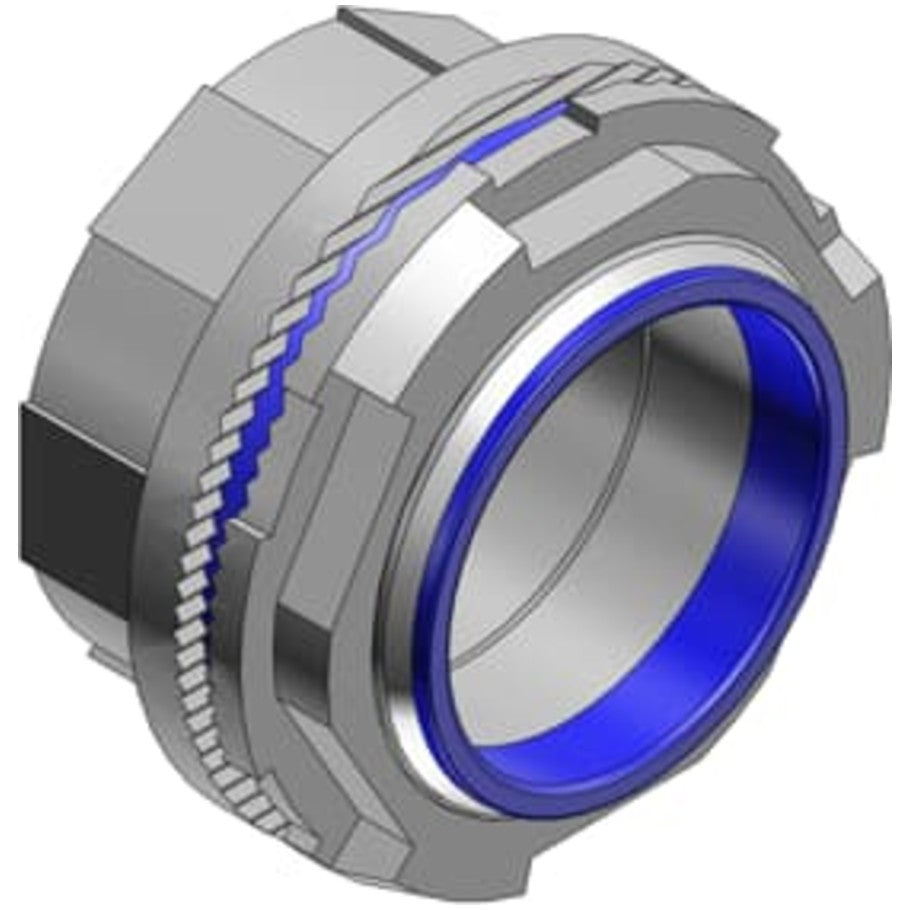 Hub Connector, Zinc, Rigid/IMC Conduit, Insulated 105  176;, 1/2 in.