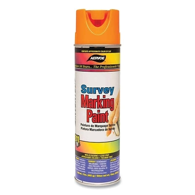 Survey Marking Paint, 20 oz, Aerosol Can, White