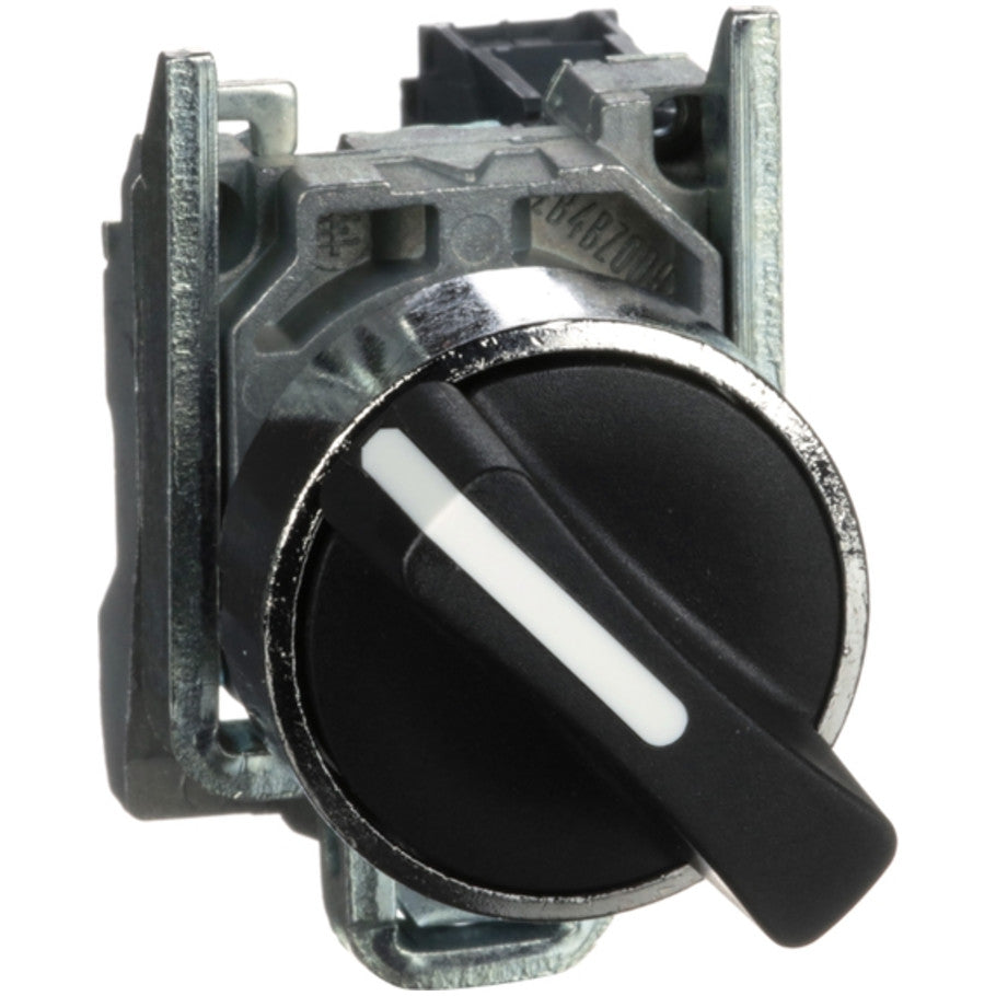 Black Non-Illuminated 2-Maintained Selector Switch