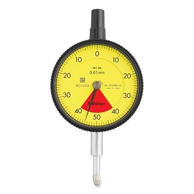 Series 2 Standard Dial Indicator, 40-0-40 Dial, 0.01 mm Graduation, 0.8 mm Range