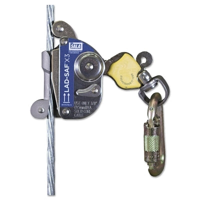 3M 6160054 Lad-Saf X3 Detachable Cable Sleeves, 3/8 in, 310 lb Cap.