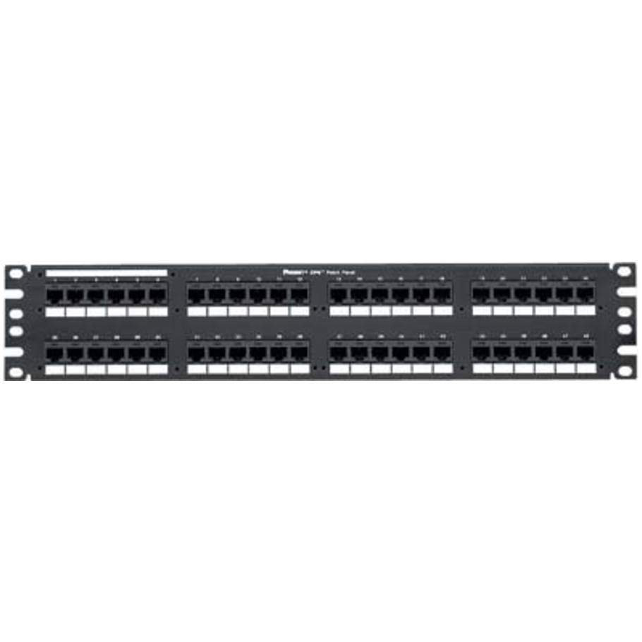 DP6 Plus Category 6 UTP Flat Patch Panel, 2 RU