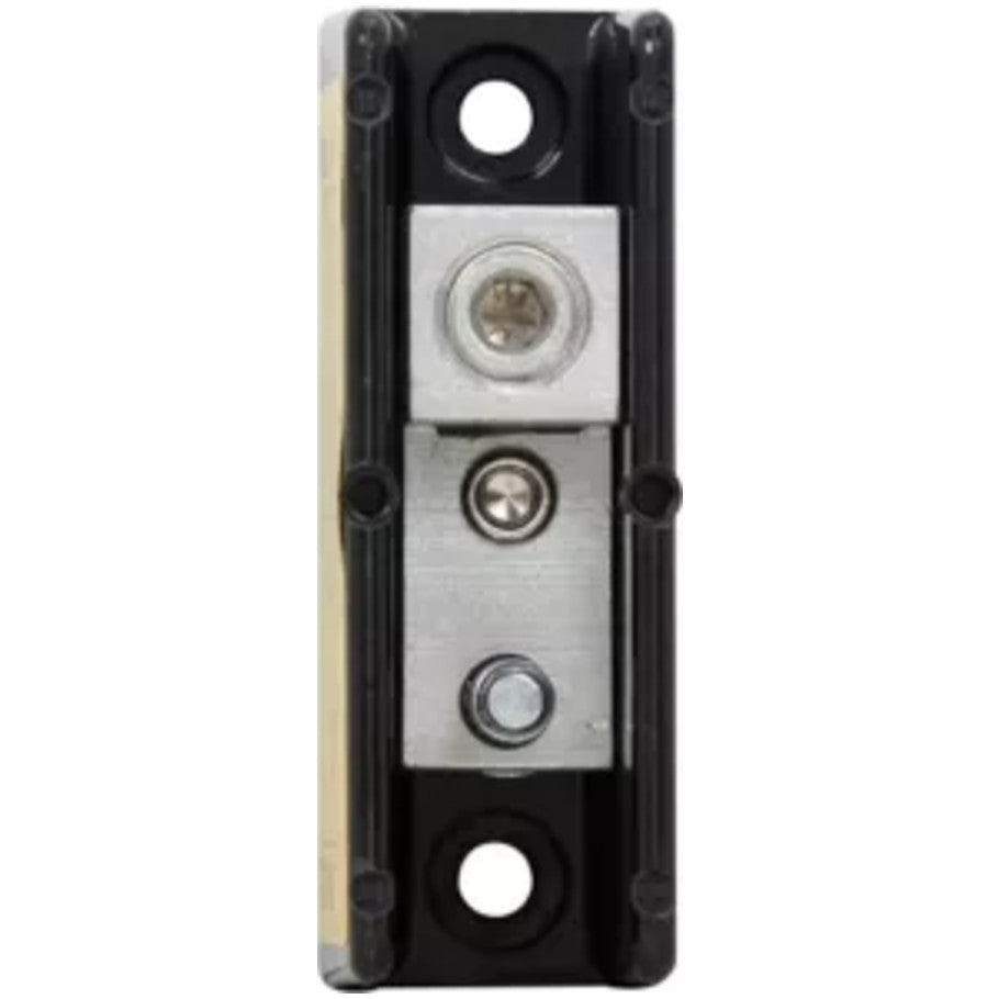 Power Terminal Block, 175A, 600V ac/dc, 1-Pole, Screw Termination, Aluminum/Thermoplastic, Black