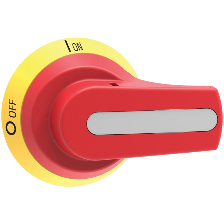 Pistol grip handle, TeSys, defeatable, red, screw fixing
