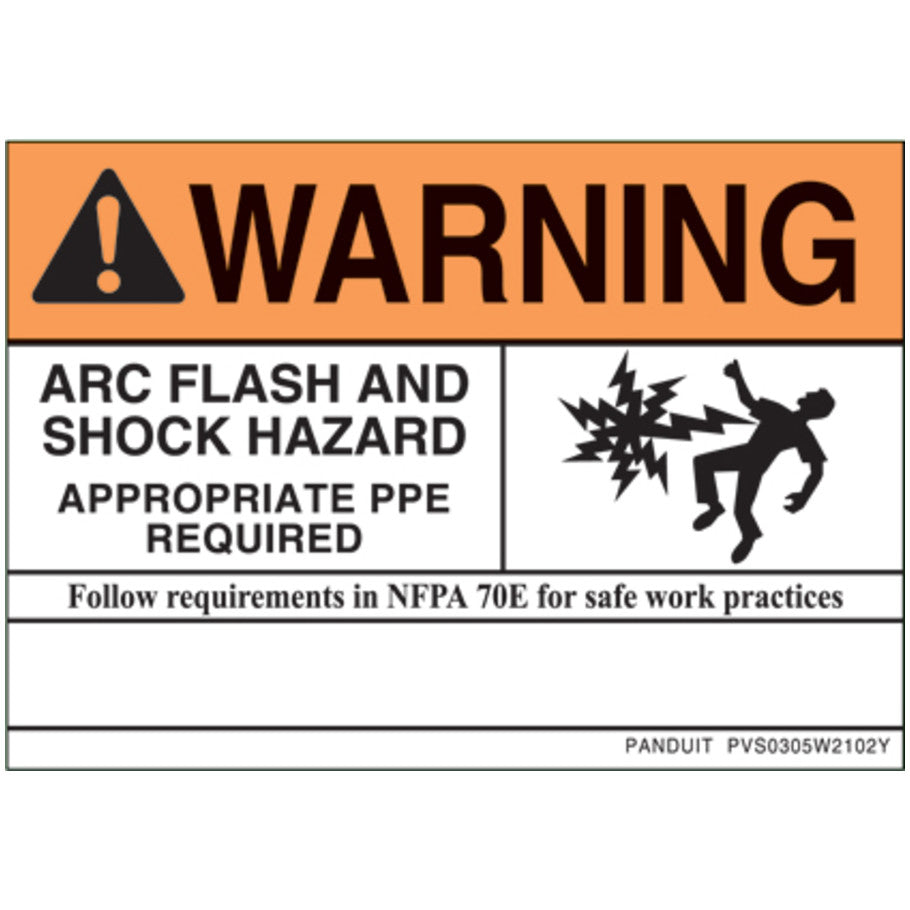 PVS0305W2102Y Pre-Printed Label