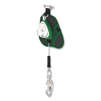 V-TEC Personal Fall Limiter, Single Leg, 10 ft Galvanized Steel Line, 310 lb Load Cap, 36CLS Bottom