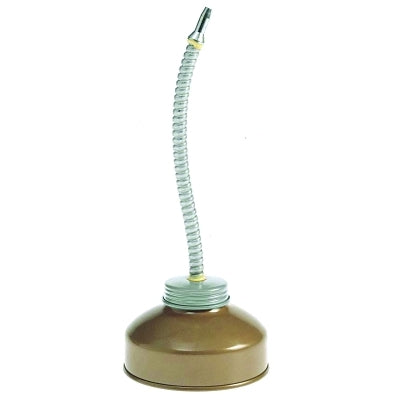 Spring Bottom Oilers, 6 oz, Manual Push, Flexible 7 in Spout
