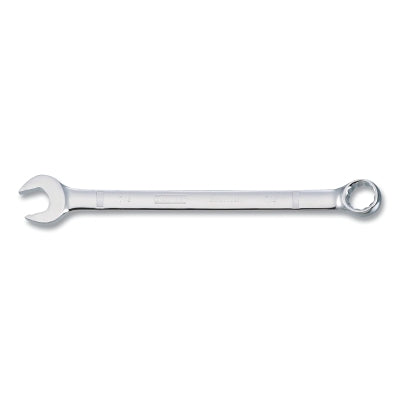 Combination Wrench, 15/16 in, 12-5/8 in OAL, 12-point, Full Polish Chrome