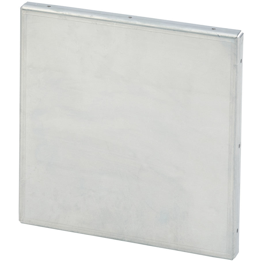 Galvanized Steel NEMA 1 End Cap For Screw-Cover Wireway