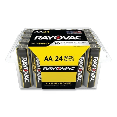 Ultra Pro Alkaline Battery, AA, 1.5 V, Pack of 24