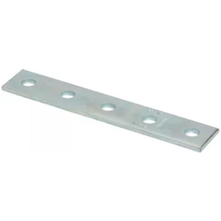 Strut Fitting, Five Hole Splice Plate, Steel, 9-1/8 x 7/32 x 1-5/8 in, 9/16 in. Dia., 7/32 in D, 9-1/8 in L, 96 lb per Carton