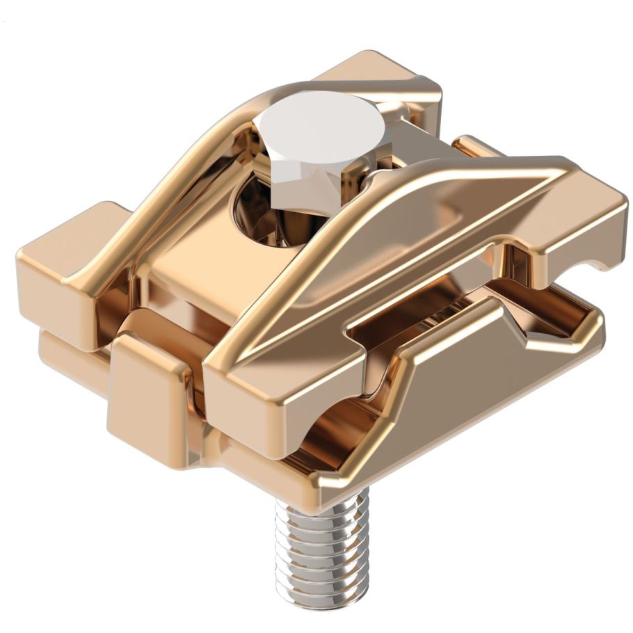 Grounding Rods and Clamps, Bronze, 0.204 to 0.63 in