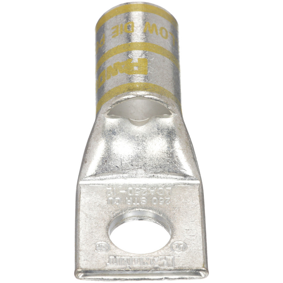 One-Hole Standard Barrel Lug with Inspection Window, 1/2 in., 250 kcmil