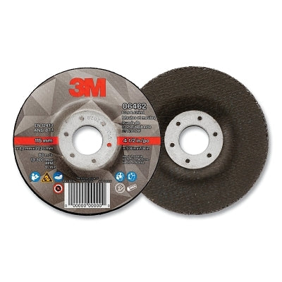 3M 638060-06462 Cut and Grind Wheel, 4.5 in dia, 0.125 in thick, 0.875 in arbor, 36+ Grit, Precision Shaped Ceramic