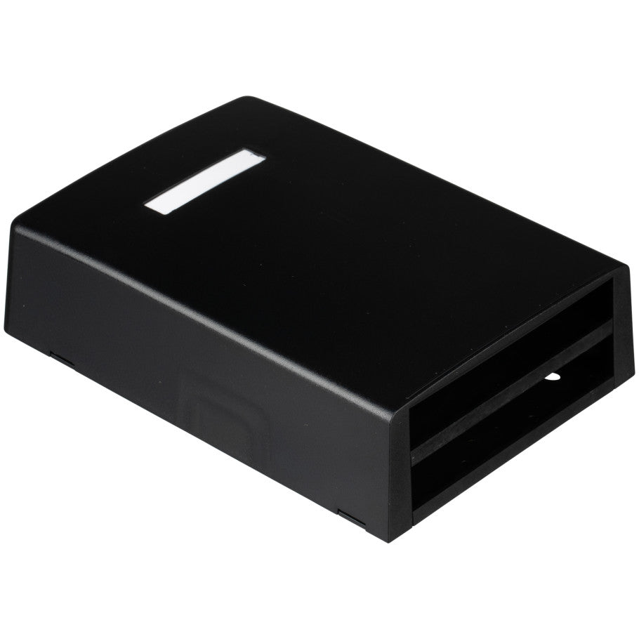 Surface Mount Box, Surface Mount, 12-Port, Black