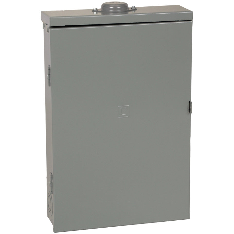 Load center, QO, 1 phase, 24 spaces, 34 circuits, 125A convertible main lugs, PoN, NEMA3R, gnd bar