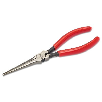 Long Needle Nose Pliers, Straight, Forged Alloy Steel, 7 15/32 in
