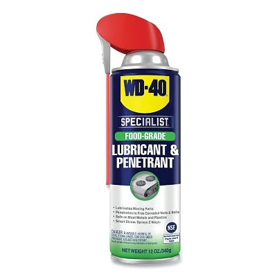 Specialist Food-Grade Lubricant and Penetrant, 16.6 oz Container Size, 12 oz Fill Amount, Aerosol Can with Straw