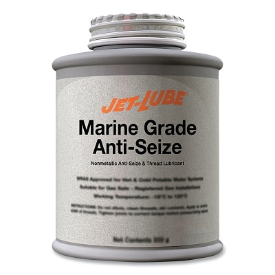 Marine Grade Anti-Seize Nonmetallic Anti-Seize and Thread Lubricant, 1/2 lb, Brushtop Can