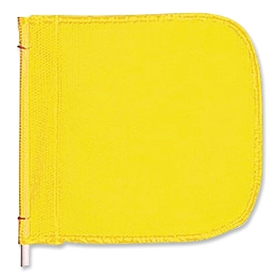 Replacement Warning Whip Flag, 12 in x 11 in, Yellow