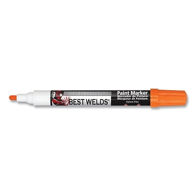 Paint Marker, Reversible Bullet/Bullet Tip, Orange
