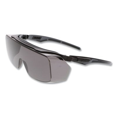 Klondike OTG Series, Polycarbonate Gray Lens/Black Frame, Black/Gray Temple, MAX6 Anti-Fog