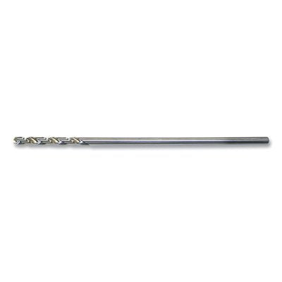 Aircraft NAS 907 Type B HSS Extension Drill Bit, Bright, 1/4 in and Letter E dia Cutting, Split Point, 6 in OAL