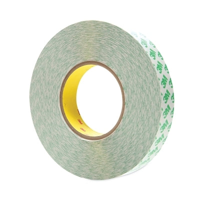 3M 051111-07782 High Performance Double Coated Tape 9087, White, 1 in x 55 yd
