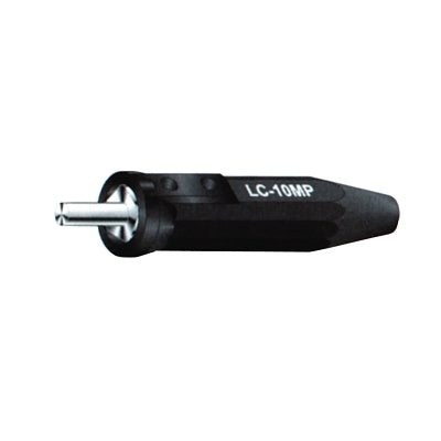 Machine Plug, LC-10MP, Single Oval-Point Screw Connection, 4 to 1/0 Cable Cap, Black