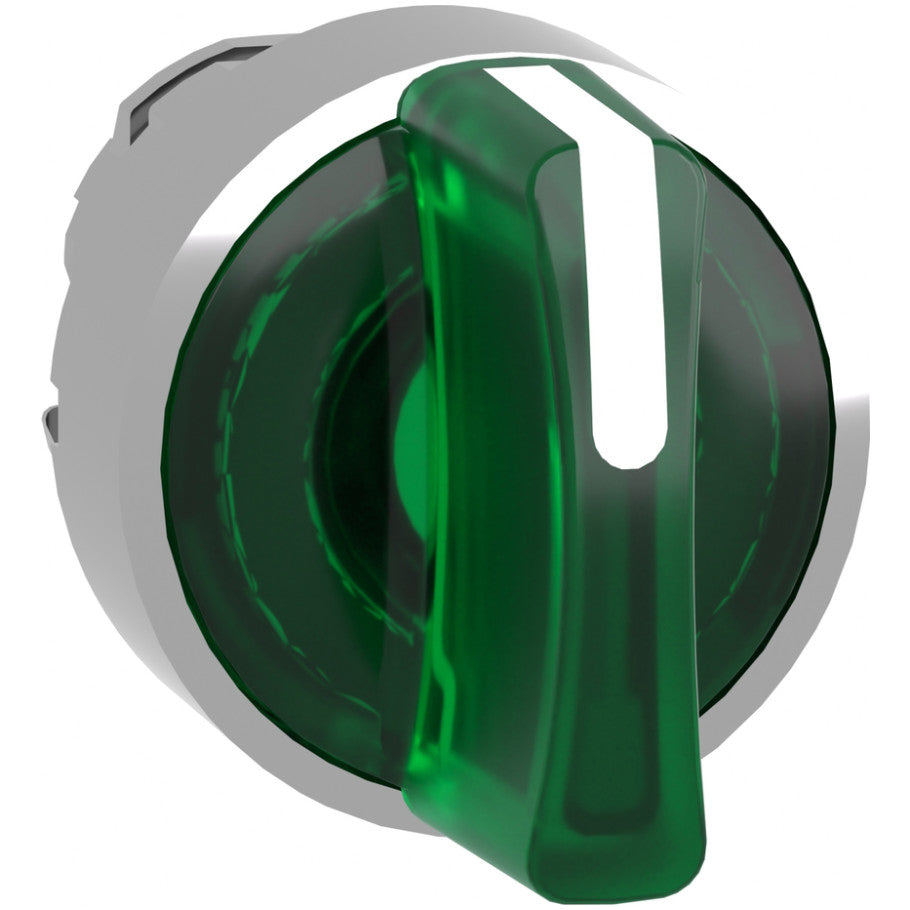 Illuminated Selector Switches, 3-Position Maintained, Green