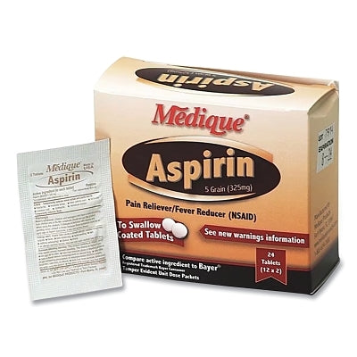 Aspirin Pain Reliever, Unflavored