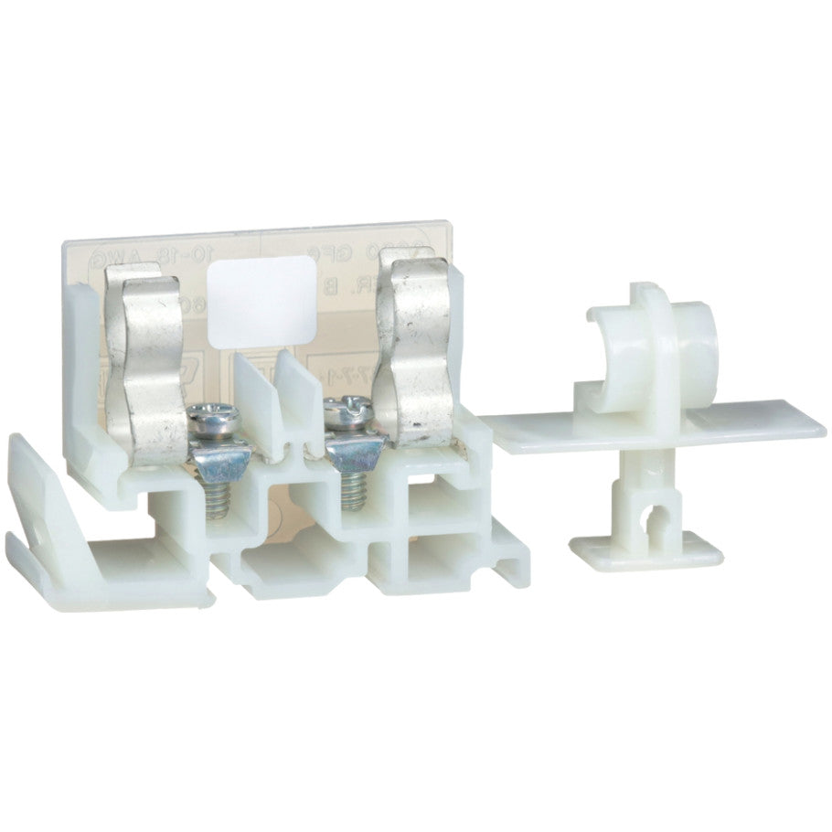 Terminal block, Linergy, sectional fuse holder, natural colored block, 30A, 600V