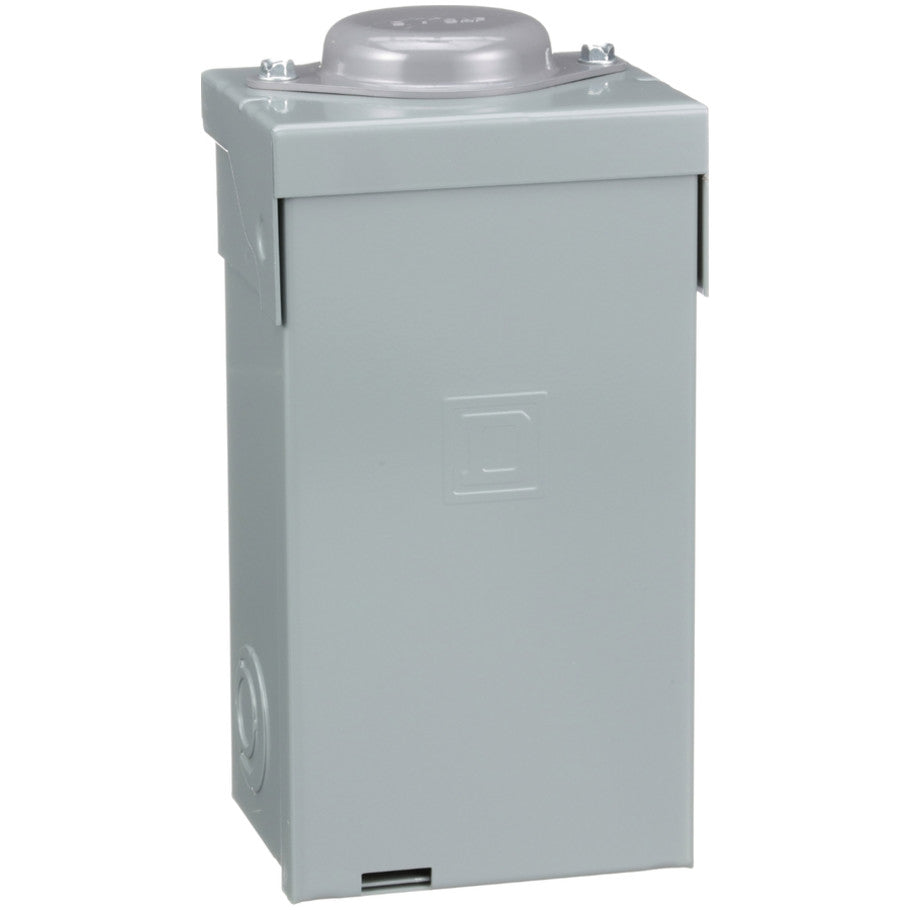 Load center, QO, 1 phase, 2 spaces, 2 circuits, 40A fixed main lugs, NEMA3R