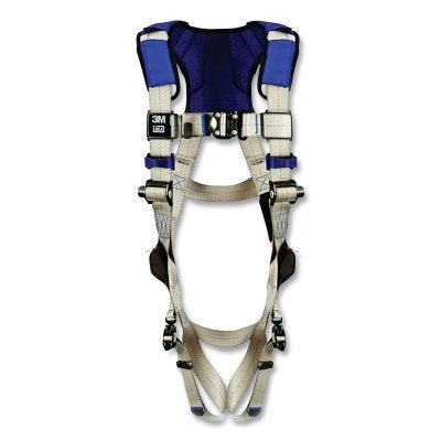 3M 1401022 ExoFit X100 Comfort Vest Safety Harness, Back D-Ring, Small, Quick-Connect