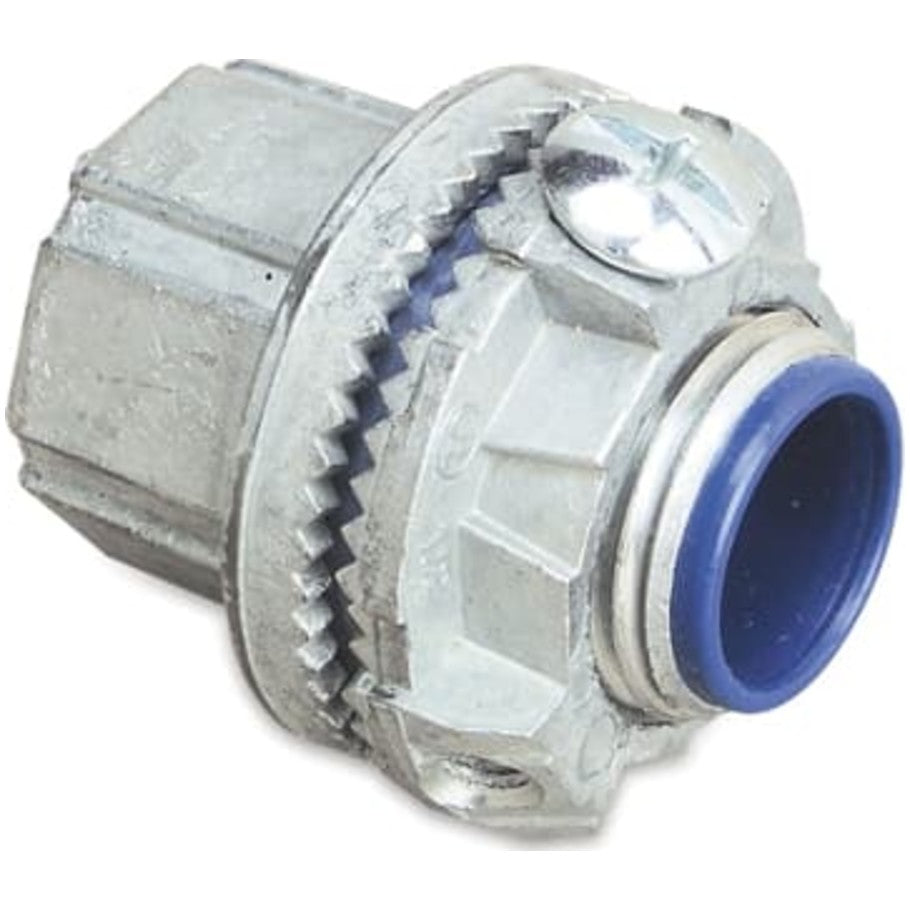 T B Watertight Conduit Hub with Grounding Screw, Zinc Die Cast, Insulated 105  176;C, 2 in.