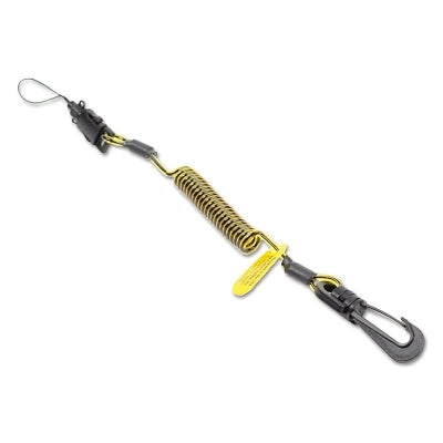 3M 1500060 Clip2Loop Coil Tethers, 7 in, Carabiner, 2 lb Cap.