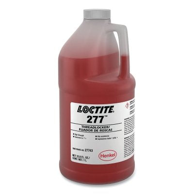 277 High-Strength Threadlocker, 1 L, Red