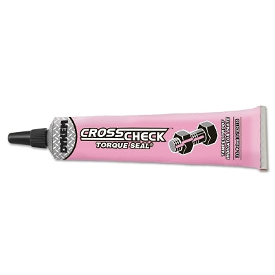 Cross Check Torque Seal Tamper-Proof Indicator Paste, 1 oz, Tube, Pink, 24 EA/CA