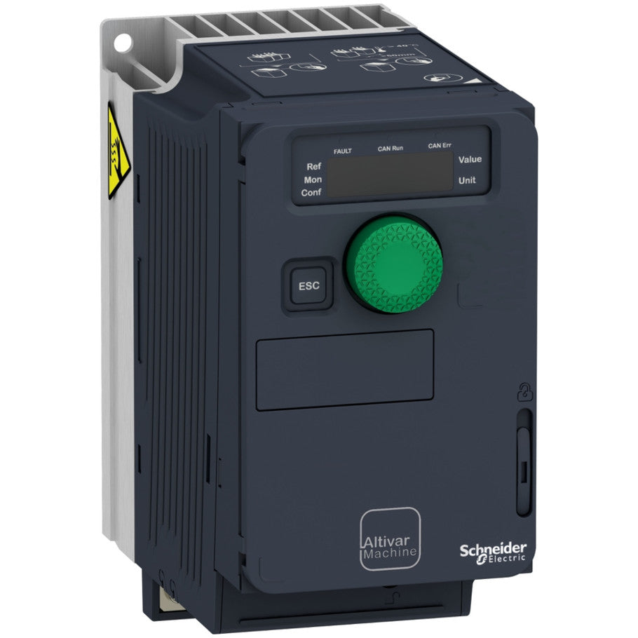 ATV 320 Variable Speed Drive, Compact, 200/240V, 0.7A, 0.25 HP, 3 Phase, 0.18kW