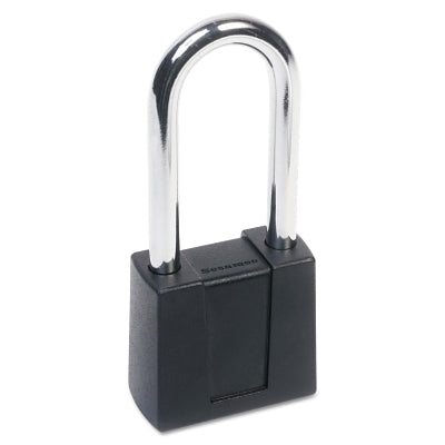 Sesamee Keyless Padlocks, 5/16 in dia, 2-1/4 in L x 1 in W, Black