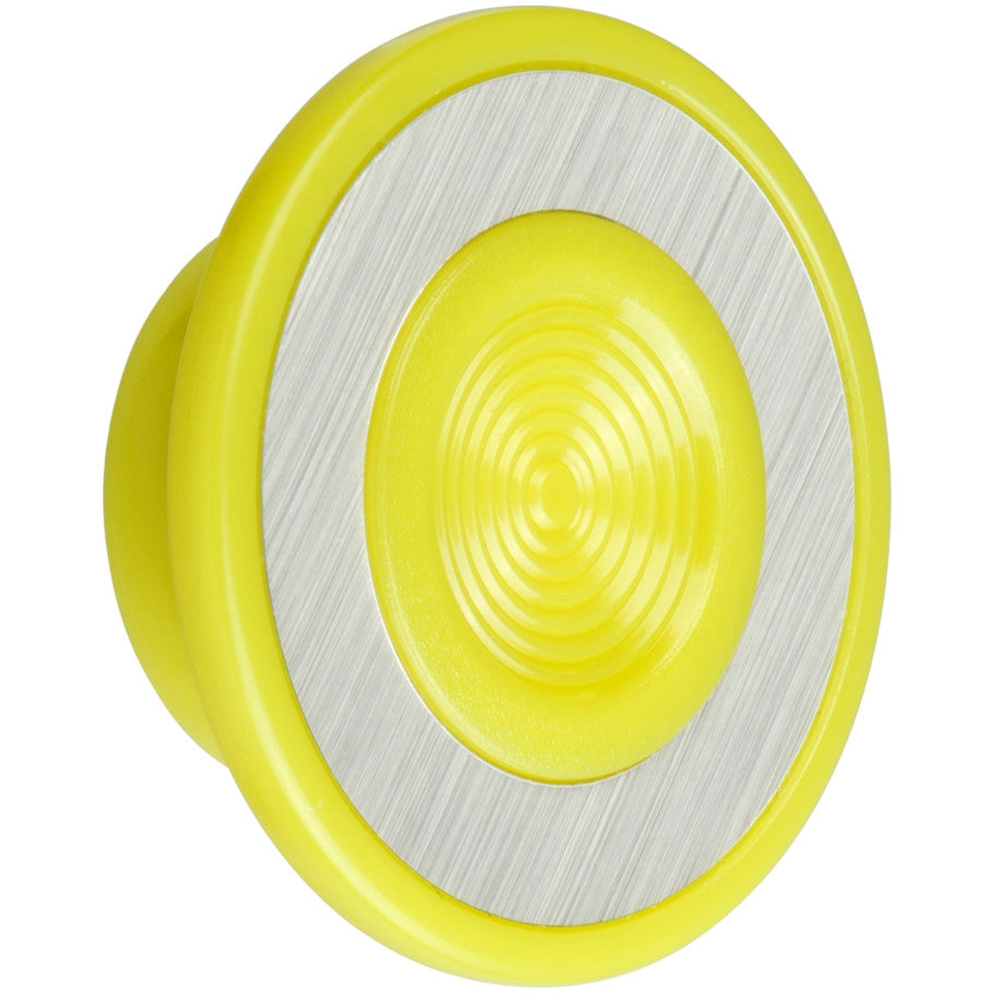 Push-Pull Knob, 1-5/8 in. Diameter, Yellow
