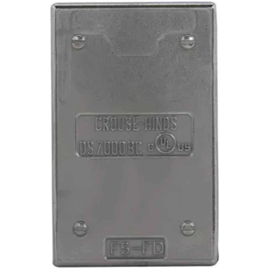 Condulet Device Box Cover   Gasket, Stainless Steel, Blank